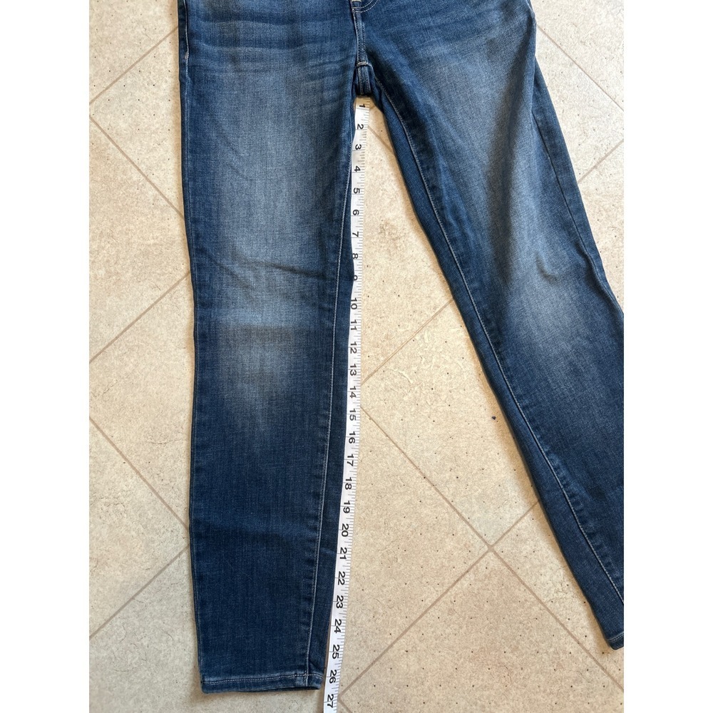 Lucky Brand Ava Mid Rise Ankle Skinny Jeans Dark Wash Size 4/27R - Picture 5 of 5